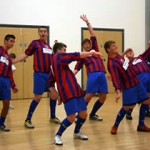 Southdown lads having lots of zumba fun? at a training session!